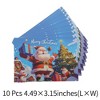 Unique Bargains Christmas Greeting Card Multicolor 4.5x3.1Inch 10 Pcs - 3 of 4