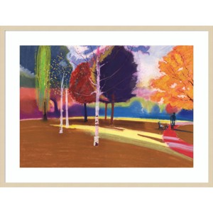 41" x 31" Victoria Park Bath by Marco Cazzulini Wood Framed Wall Art Print - Amanti Art: Giclee Print, Acrylic Glazing - 1 of 4