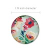 Wrapables Crystal Glass Magnets, Refrigerator Magnets for Office Whiteboards, Cabinets, Lockers (Set of 12), Flowers - 2 of 4