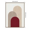 Amanti Art Circle composition 4 by Vitor Costa Framed Canvas Wall Art - 3 of 4