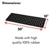 BirdRock Home 2-Pack Rubber Stair Mat with Basket Weave Design - 10 x 30" Black - 4 of 4