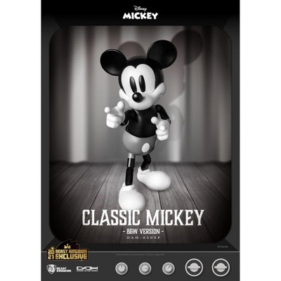Classic Black and White Mickey Mouse Action Figure
