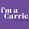 Junior's Women Sex and the City I'm a Carrie Text T-Shirt - 2 of 4
