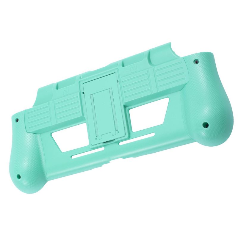 Insten Protective Case with 2 Game Slots Holder & Stand for Nintendo Switch Lite - Shockproof & Anti-Scratch Cover Accessories, Green, 5 of 6