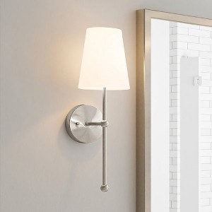 Urban Ambiance Luxury New Traditional Wall Sconce,  21''H x 6''W,  Brushed Nickel Finish, ULB2070 - 1 of 4