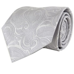 Men's Paisley Microfiber Woven Wedding Neckties - 1 of 4