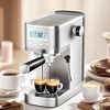 Espresso Coffee Maker with Automatic Milk Frothing System, Temp Adjustable, Steam Wand & Cup Warmer, 20 Bar Espresso Machines for Latte, Cappuccino - 2 of 4