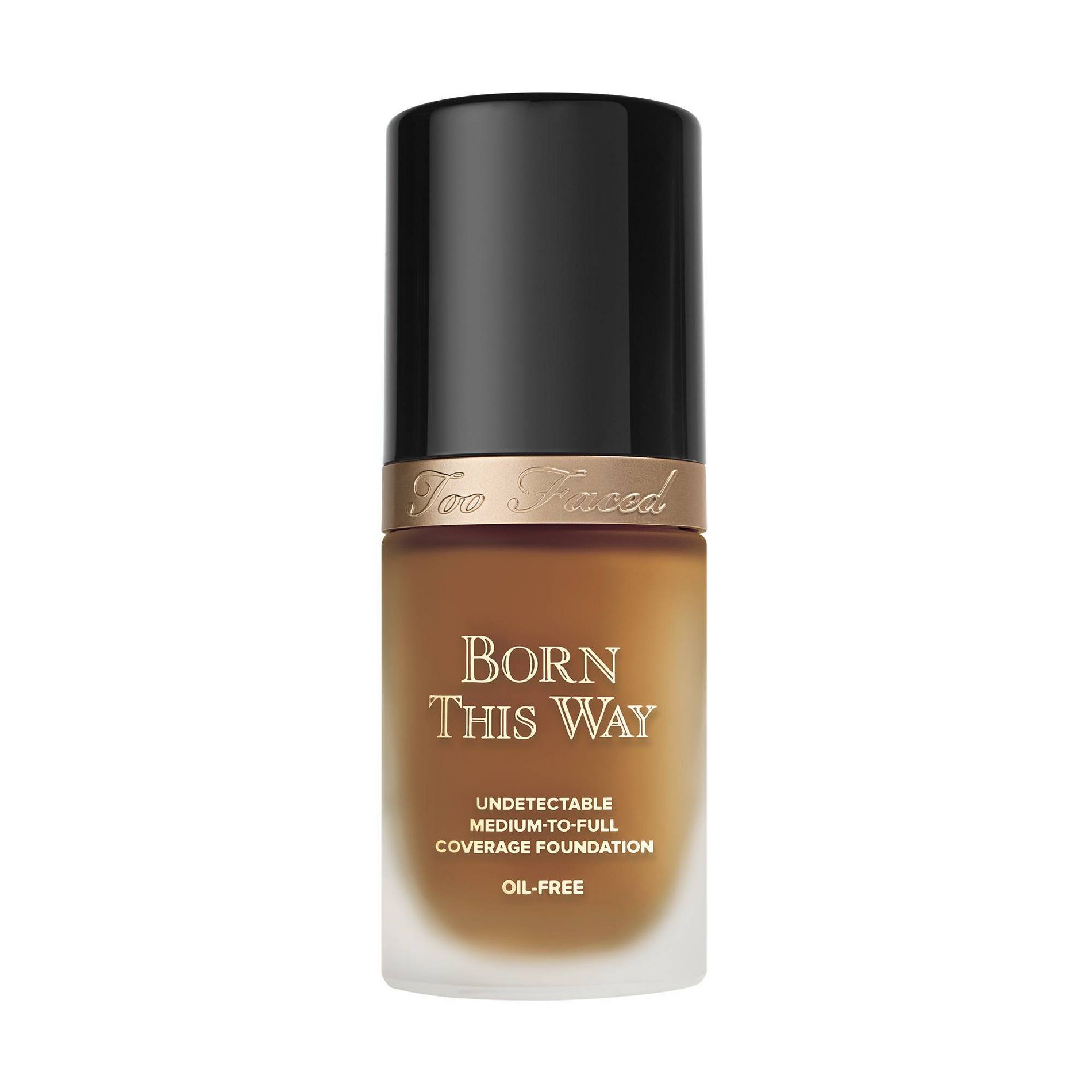 Too Faced Born This Way Finish Longwear Liquid Foundation - Chestnut - 1 fl oz - Ulta Beauty: Smoothing, Oil Control, Contains Hyaluronic Acid