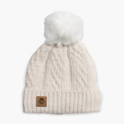 Turtle Fur Lindsey Beanie - Adult Recycled Cuffed Pom Winter Hat