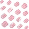 LOVELAY CREATIONS Square Short Press-On Nails with French Tip Designs - 2 of 4