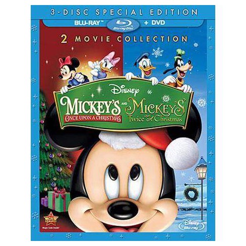 Mickey S Once Upon A Christmas Mickey S Twice Upon A Christmas Special Edition Blu Ray Dvd Target