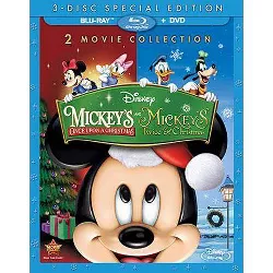 Mickey S Once Upon A Christmas Mickey S Twice Upon A Christmas Blu Ray Dvd Target