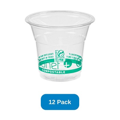Planet+ 4-5 oz Cold Cup Corn Plastic - Pack of 12