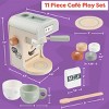 Hey Play 11PC Wooden Kids Coffee Playset - 2 of 4