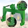 TROPOW 3 Point Quick Hitch,3000 lbs 3-Point Attachments with 2"Receiver Hitch,Adaptor to Category 1 and 2 Tractors,28" Between Lower Arms,15"-18" - 3 of 4