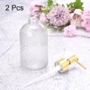 Unique Bargains Bathroom Glass Durable Large Capacity Soap Dispenser With Pump 2 Pcs - 3 of 4
