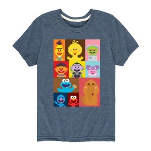 Boys' - Sesame Street - Kawaii Elmo And Friends Short Sleeve Graphic T-Shirt - 1 of 4