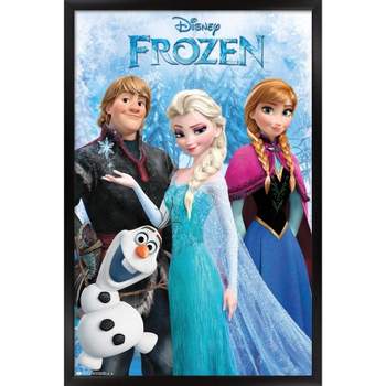 Trends International Disney Pixar Frozen - Group Framed Wall Poster Prints