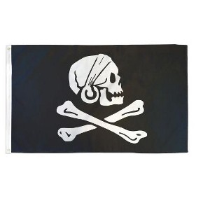 Maison 3'x5' Henry Avery Pirate Flag Poly Flag Perfect For Kids Birthday Party Decoration & Halloween - 1 of 4