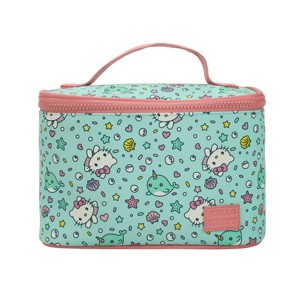 Hello Kitty Marine Life Light Blue 6” Beauty Case Cosmetic Bag - 1 of 4