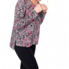 Women's Cotton Slub Kaleidescope High Low Tee - habitat - 2 of 3