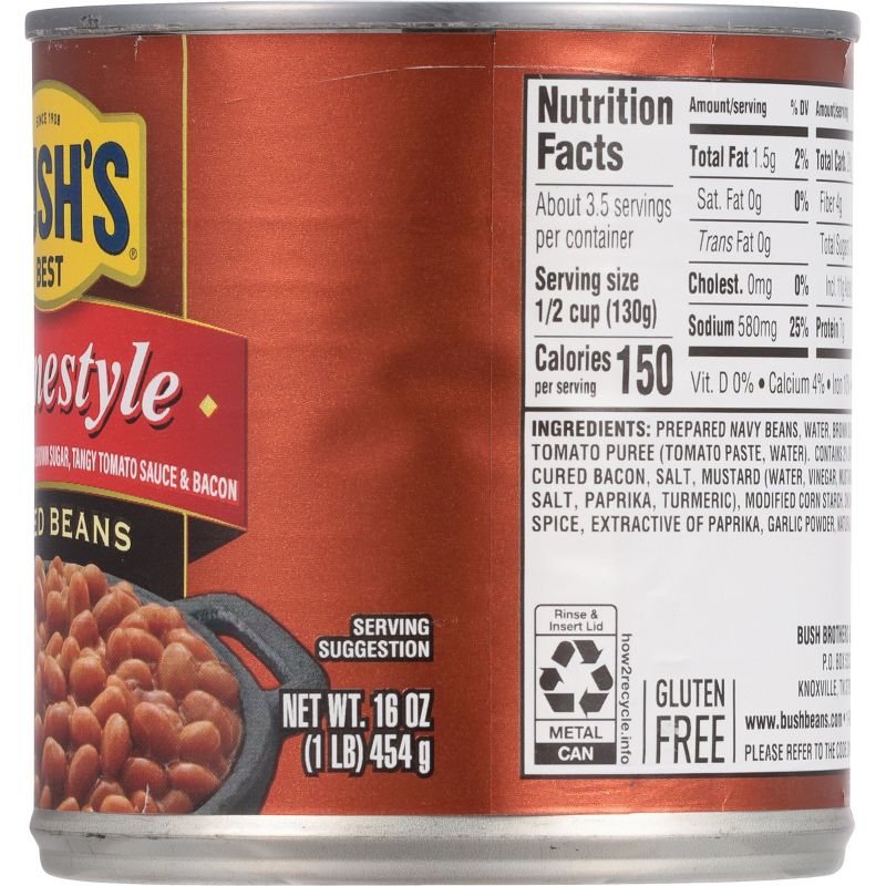 Bush&#39;s Homestyle Baked Beans - 16oz, 5 of 8