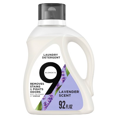 9 Elements LQ Laundry Detergent - Lavender - 92 fl oz