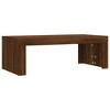 vidaXL Coffee Table Smoked Oak 40.2 in.x19.7 in.x14.2 in. Engineered Wood - 2 of 4