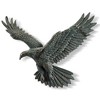 SPI Home Flying Eagle Wall Plaque - 24.5" Metal Wildlife Wall Art, Majestic Bird Sculpture for Rustic or Patriotic Decor - 2 of 3