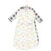 Hudson Baby Cotton Long-Sleeve Wearable Sleeping Bag, Sack, Blanket, Construction Vehicles Long Sleeve - 2 of 4