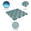 Deck Tiles 30-Pack Polypropylene Interlocking Patio Tiles Outdoor Flooring for Balcony, Porch, and Garage by Pure Garden (Green) - 2 of 4