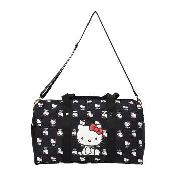 Hello Kitty AOP in Nylon with PU Accents Duffle Bag