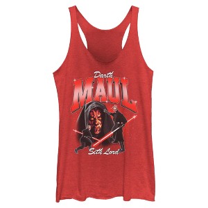 Womens Star Wars Sith Lord Maul Racerback Tank - 1 of 4