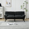 TIRAMISUBEST Bedroom furniture,Living room furniture,sofa with thick cushion,Sofa bed,Sleeper sofa with metal feet - 2 of 4