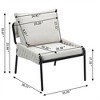 XINGHANZHENXUAN Modern Accent Lounge Chair, Comfortable Armchair with Cushioned Seat and Backrest for Living Room or Bedroom - 4 of 4