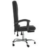 vidaXL Massage Reclining Office Chair Black Velvet - 4 of 4