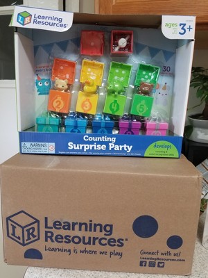 Learning Resources Counting Surprise Party, Homeschool, Fine Motor,  Counting & Sorting Toy, Ages 3+