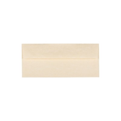 JAM Paper #10 Parchment Business Envelopes 4.125 x 9.5 Natural Recycled 900926651