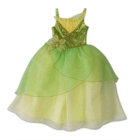 Disney The Princess and the Frog Cosplay Tiana Costume Dress Set