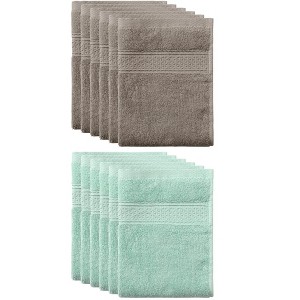 Unique Bargains Durable Soft Absorbent Thick Cotton Kitchen Towels 13 X 13 Inches - 1 of 4