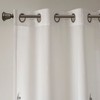 PAGED Botanical Burnout Printed Curtain Panel,Light Filtering Curtains for Living Room,Window Curtain Panels with Grommet Top Finish - 4 of 4