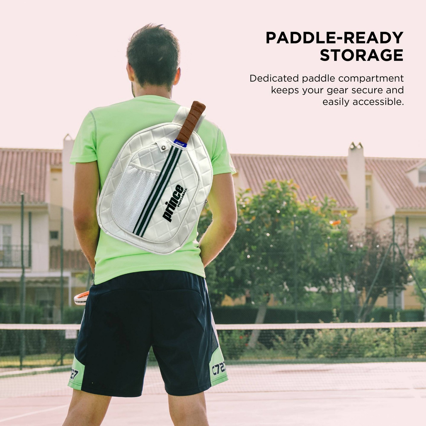 Сумка Prince Sports Multi-Sport 15.2'' Racket Sling Pack- White — фото 3