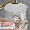 SUMERAIN High Pressure  Shower Faucet Set, 3 Spray Settings Luxurious Shower System , Brushed Gold - 4 of 4