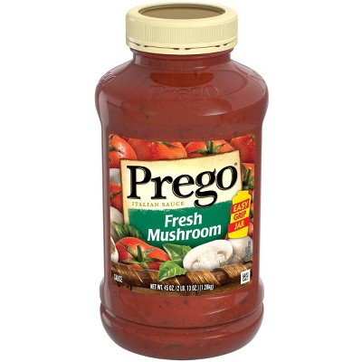 Prego Pasta Sauce Italian Tomato Sauce with Fresh Mushroom - 45oz