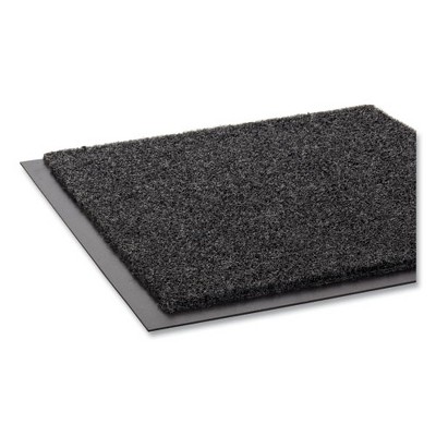 Charcoal Rectangular EcoStep Wiper Mat with Vinyl Backing