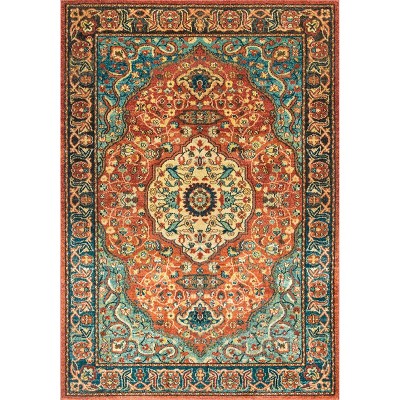 Nuloom Floral Medallion Pearlie Indoor Area Rug