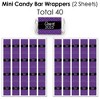 Big Dot of Happiness 2025 Purple Graduation Party Candy Favor Sticker Kit - 304 Pieces - 3 of 4