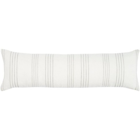 White oversized 2025 lumbar pillow