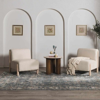 Hauteloom Mirabel Denim Blue Traditional Rug