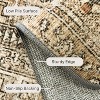 Abynow Diamond Distressed Persian Style Washable Indoor Rug - 3 of 4